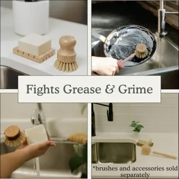 Eco-Friendly Vegan Organic Solid Dish Soap Bar Zero Waste