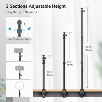 SmallRig Adjustable Desk Mount for Camera & Ring Lights