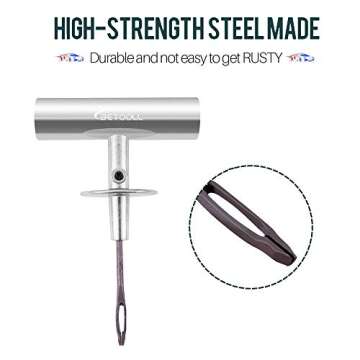 BETOOLL Universal Tire Repair Kit, Heavy Duty 24 Pcs Emergency Tire Plug Kit, for car Motorcycle, Truck, ARB，ATV, Tractor, RV, SUV, Trailer