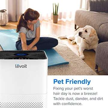 LEVOIT Air Purifiers for Home Large Room with 3-in-1 Filter, Cleaner for Allergies and Pets, Smokers...