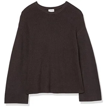 The Drop Women's Alice Crewneck Ribbed Pullover Sweater