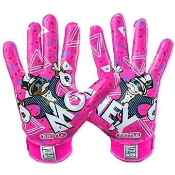 Battle Sports Money Man 2.0 Football Gloves - Ultra Grip Style