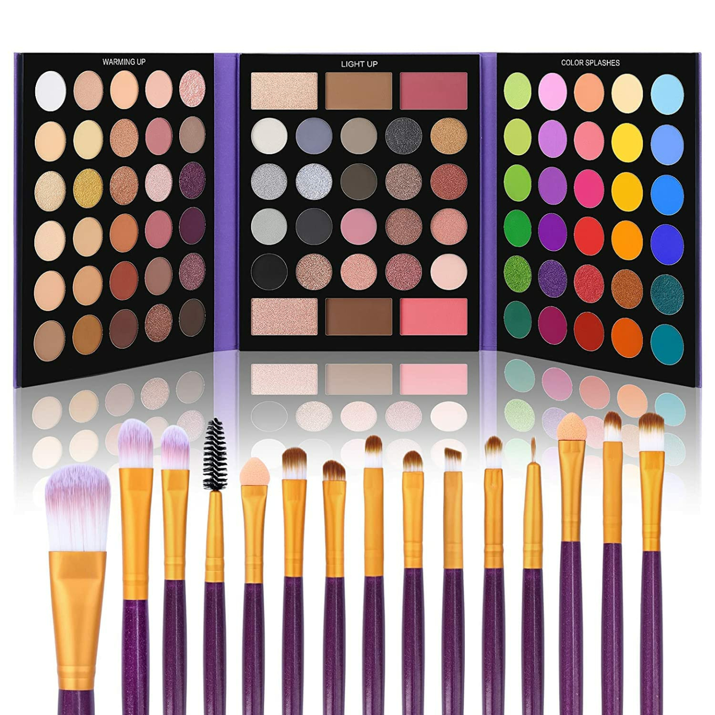 UCANBE 86 Colors Eyeshadow Palette & Brushes Set
