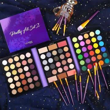 UCANBE 86 Colors Eyeshadow Palette & Brushes Set