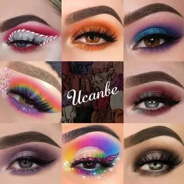 UCANBE 86 Colors Eyeshadow Palette & Brushes Set