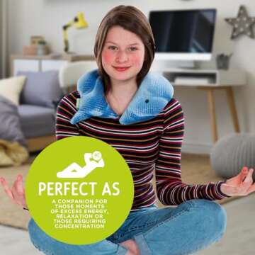 manimo Weighted Dolphin Stuffed Animal for Kids & Adults - Dolphin Pillow Sensory Lap Pad - Stress Relief Neck Pillow Pet Toy for Shoulder & Legs - Perfect for Home, Schools, Kindergardens, Daycares