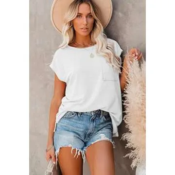 NEYOUQE Women Summer Tee Shirt - Stylish & Comfortable