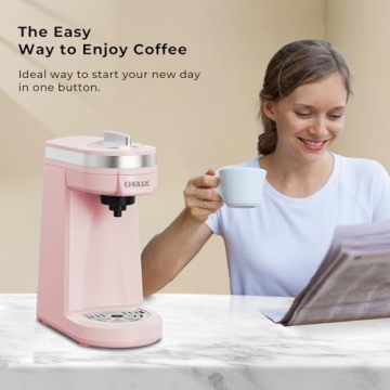 CHULUX Mini Coffee Maker Compact Lightweight Brewer