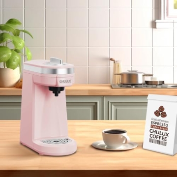 CHULUX Mini Coffee Maker Compact Lightweight Brewer