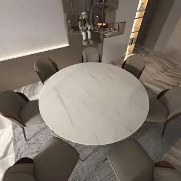 Magielif Marble Jazz White Waterproof Peel and Stick Wallpaper