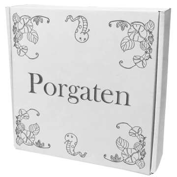 Porgaten Fake Snake Rubber Snake Toy, 4 Pieces Realistic Snakes That Look Real for Garden Props to Keep Birds Away, Novelty Toys for Playing Jokes Prank Stuff for Halloween Party Favor