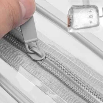 ANRUI TSA-Approved Clear Travel Toiletry Bag Set