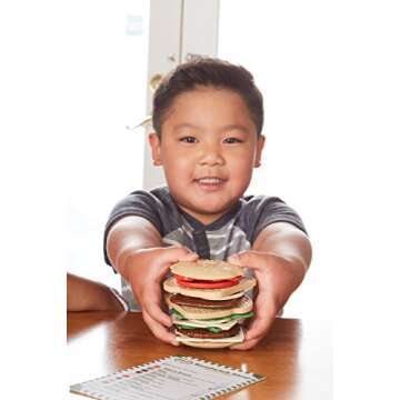 Green Toys Sandwich Shop, CB - 15 Piece Pretend Play, Motor Skills, Language & Communication Kids Role Play Toy. No BPA, phthalates, PVC. Dishwasher Safe, Recycled Plastic, Made in USA.