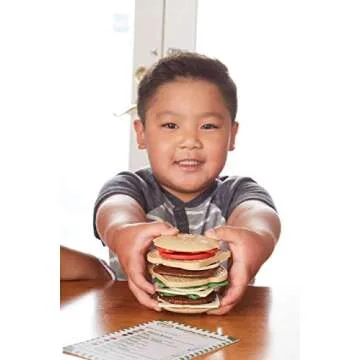 Green Toys Sandwich Shop, CB - 15 Piece Pretend Play, Motor Skills, Language & Communication Kids Role Play Toy. No BPA, phthalates, PVC. Dishwasher Safe, Recycled Plastic, Made in USA.