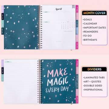 2025 Eccolo Large Spiral Agenda Planner - Stylish & Functional