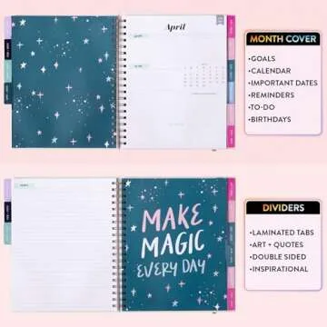 2025 Eccolo Large Spiral Agenda Planner - Stylish & Functional