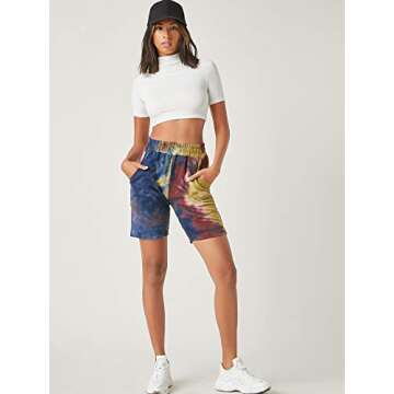 Chic SweatyRocks Women's Short Sleeve Crop Top for Stylish Wear