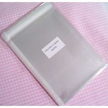 Clear Resealable Cello Bags for Gifts and Bakery Items