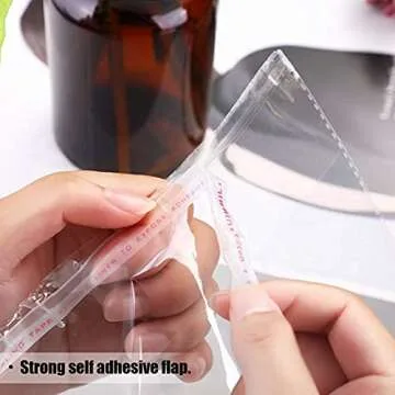 Clear Resealable Cello Bags for Gifts and Bakery Items