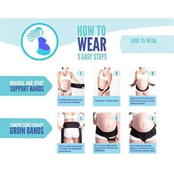 Baby Belly Band for Pain Relief & Support During Pregnancy