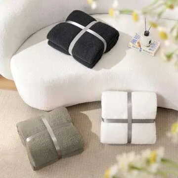 JOOJA Taupe Knit Throw Blanket Knitted Boucle Blankets Decorative Soft Fuzzy Throw Bed Blanket for Women Couch 50x60 Inches Taupe