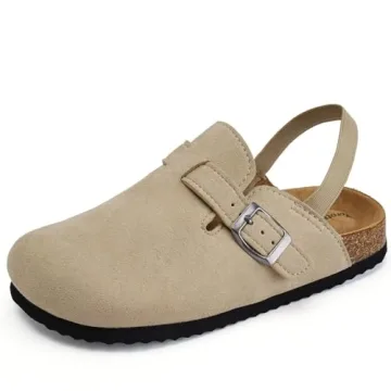 Comfortable Torotto Kids Suede Clogs for Active Toddlers