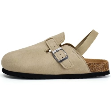 Comfortable Torotto Kids Suede Clogs for Active Toddlers