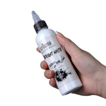 STIGMA Tattoo Ink 4oz 120ml Bright White USA Standard Pigment Body Arts Tattoo Tattoo Pigment TI952-4OZ-W