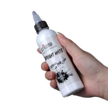 STIGMA Tattoo Ink 4oz 120ml Bright White USA Standard Pigment Body Arts Tattoo Tattoo Pigment TI952-4OZ-W