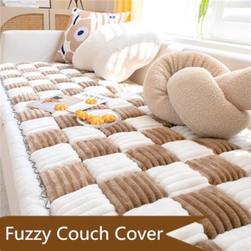 VISTABLUE Fuzzy Couch Covers for Pets - Stylish & Protective