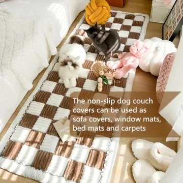 VISTABLUE Fuzzy Couch Covers for Pets - Stylish & Protective