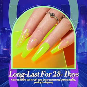 Born Pretty Neon Glow In Dark Gel Nail Polish Set