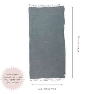 Soft Turkish Bath & Beach Towel – Organic Cotton Essential