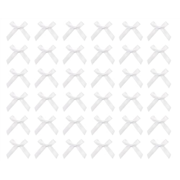 Tupalizy Ribbon Bows Mini Satin Fabric Bows Flowers for DIY Craft Sewing Scrapbooking Wedding Christ...