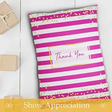 PAKABOO Poly Mailer Shipping Bags - 100 Pack, 10x13 Envelopes