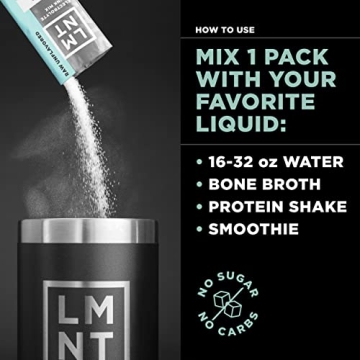 LMNT Zero Sugar Electrolytes for Hydration without Sugar