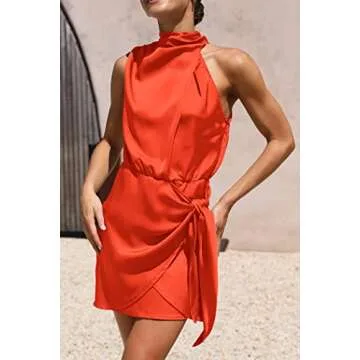 Stylish Short Satin Summer Dress for Every Occasion