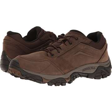 Merrell Men's Moab Adventure Lace Waterproof Hiking Shoe, Dark Earth, 11 M US