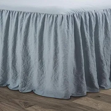 Lush Decor Ruffle Skirt Bedspread Set in Lake Blue