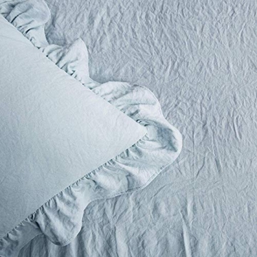 Lush Decor Ruffle Skirt Bedspread Set in Lake Blue