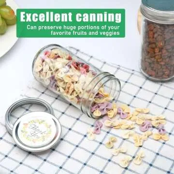 Versatile Mason Jars 12 oz for Storage & Gifting Ideas