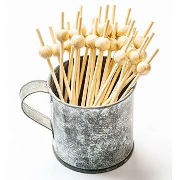 Cocktail Picks - Durable Bamboo Sticks for Elegant Parties