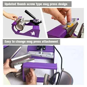 BetterSub Heat Press 12" x 15" Combo for T-Shirts & More