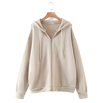 Stylish Oversized Zip Up Hoodie for Women