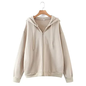 Stylish Oversized Zip Up Hoodie for Women