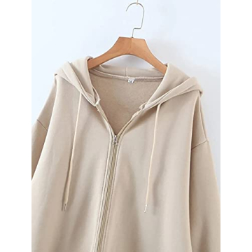 Stylish Oversized Zip Up Hoodie for Women