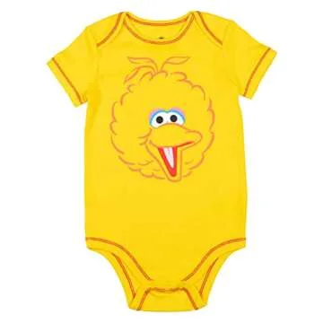 Sesame Street Baby Bodysuits for Baby Boys 6-9 Months