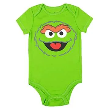 Sesame Street Baby Bodysuits for Baby Boys 6-9 Months