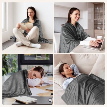 USB Heated Blanket Shawl for Outdoor Comfort