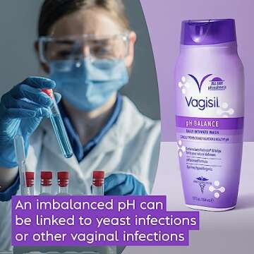 Vagisil Feminine Wash for Intimate Area Hygiene, pH Balance, Gynecologist Tested, Hypoallergenic, 12...